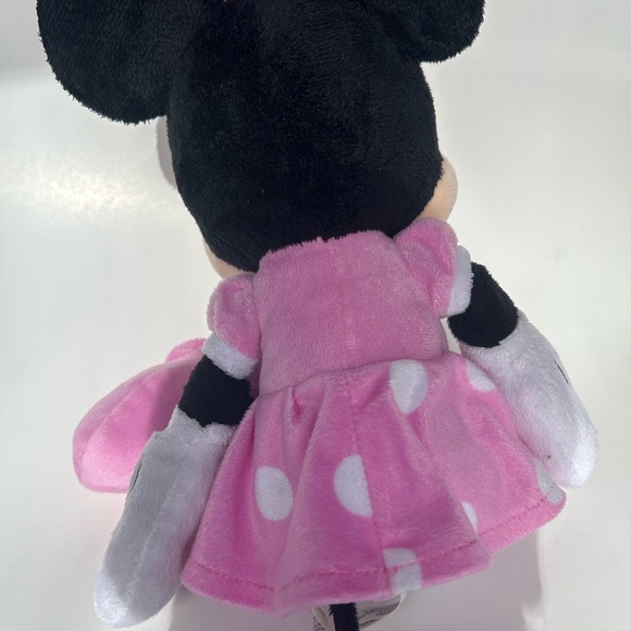 Disney Minnie Mouse Plush Toy - Pink and white polka dot dress. - Picture 4 of 4